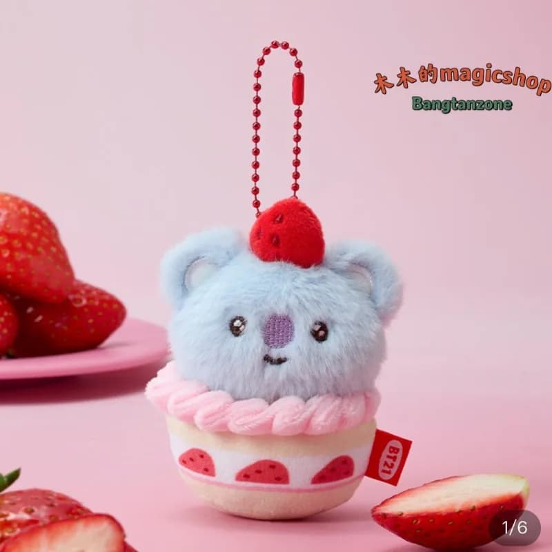 Nouvel ensemble d'accessoires pour poupée BT21 Gâteau Fraise 2026 - Style identique au produit phare