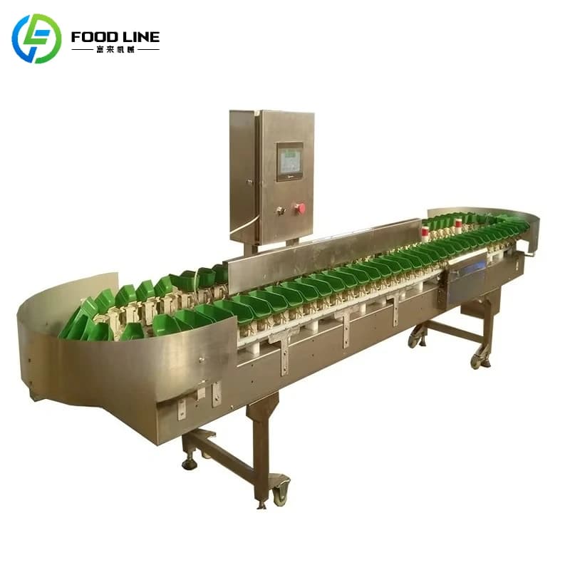 Vérificateur de poids alimentaire et machine de tri