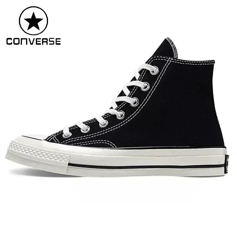 Converse All Star hommes et femmes chaussures de skateboard années 1970 haute classique toile plate-