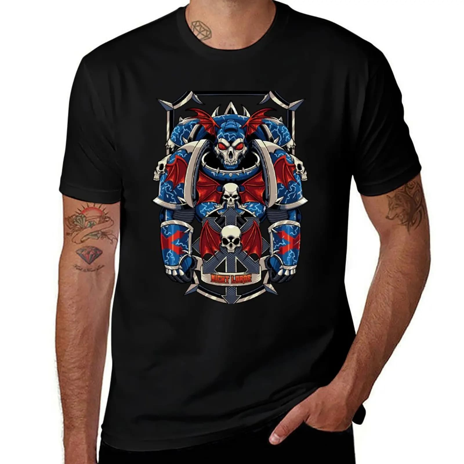 85. Night Lords T-Shirt t-shirts pour homme coton doux t-shirts coton 100% T-Shirt