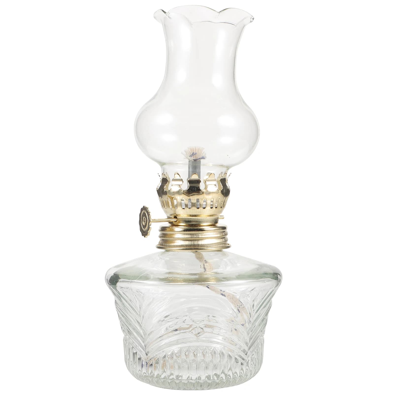 Lampe en verre Vintage rétro lampe à huile transparente lanterne pour la maison chambre fête éclaira