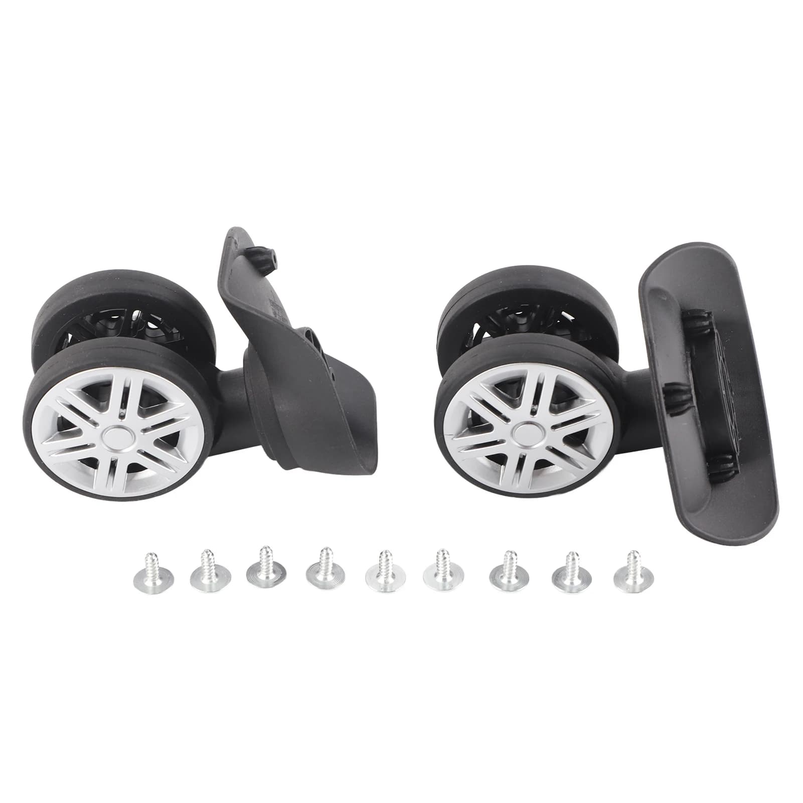 1 paire extérieure muet Double rangée grande roue barre de traction boîte valise accessoire valise r