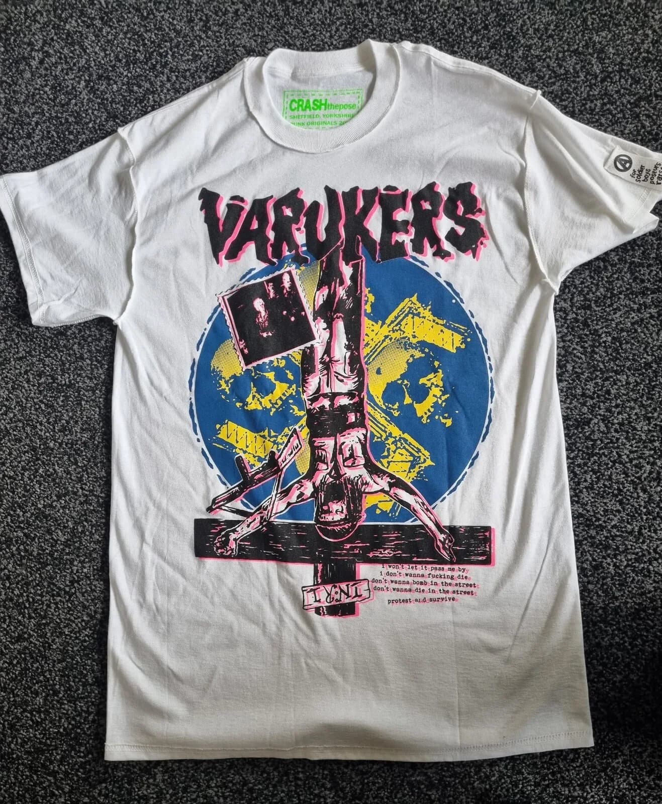 Les Varukers – T-shirt de style séditionnaires détruit Repro
