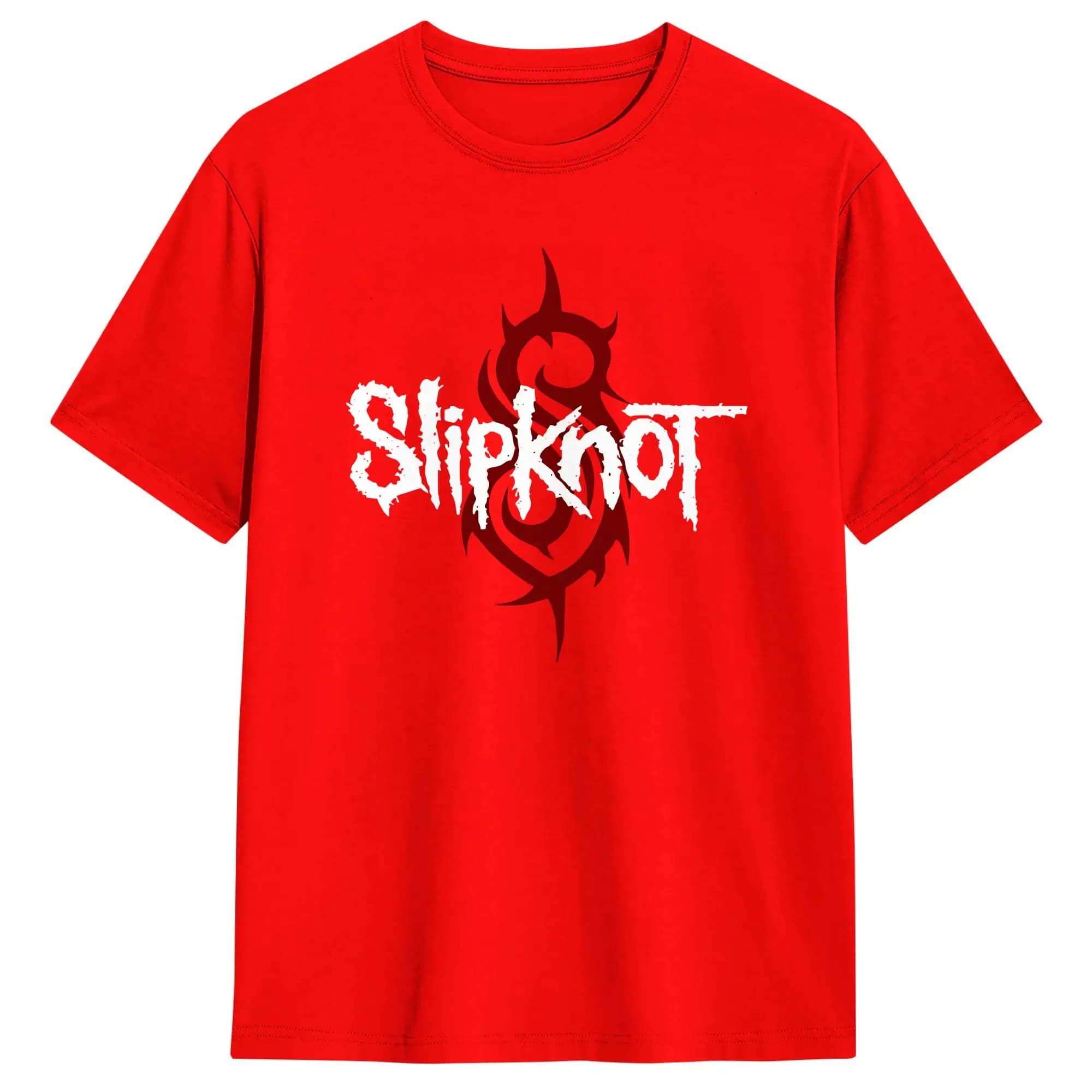 T-shirt pour homme en coton Heavy Metal, motif 'Prepare for Hell Tour', imprimé double face Slipknot