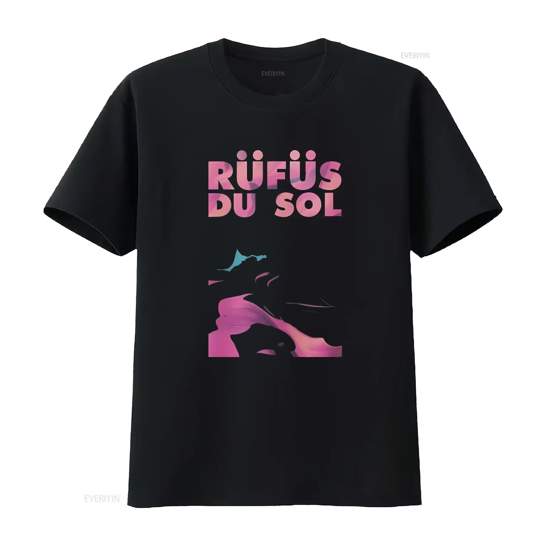 T-shirt Rufus Du Sol House Music Innerbloom tendance pour les amoureux, haut vintage délavé pour un