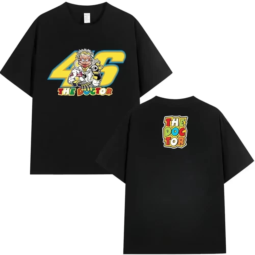 T-shirt décontracté pour hommes Moto GP The Doctor Motorcycle Race Sportor Rossi, t-shirt d'été à ma
