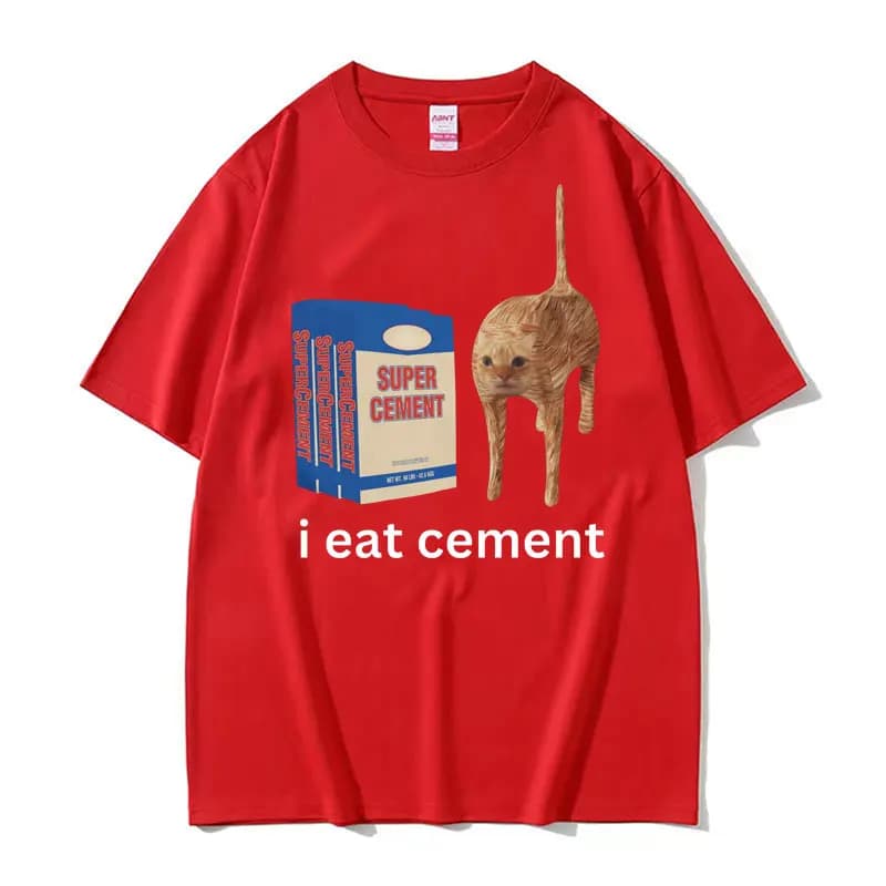T-shirt homme femme 100% coton, humoristique et décontracté, imprimé marrant, Industries castique, m