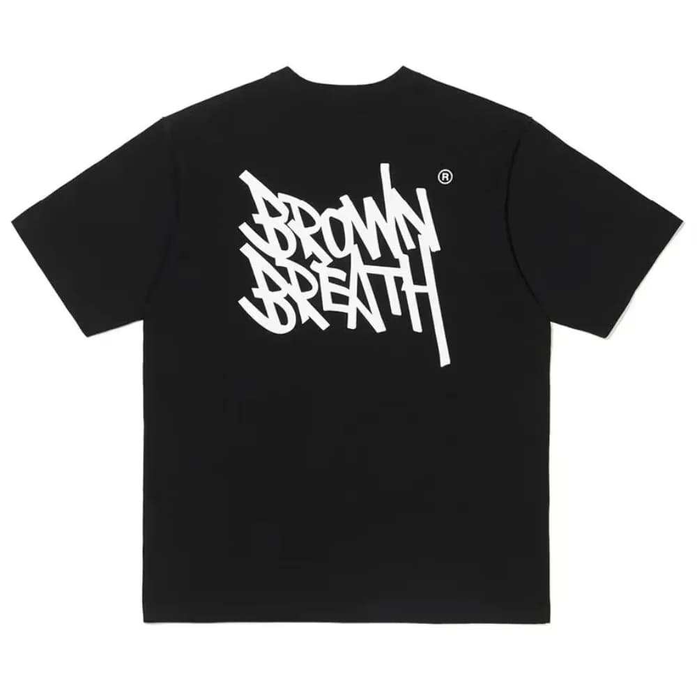 T-shirt pour homme, plusieurs tailles, imprimé HD, motif graffiti marron, coton, streetwear, mode dé