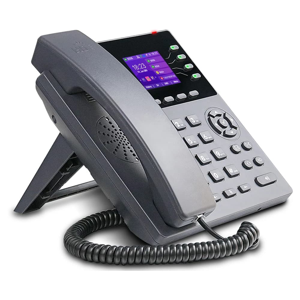 Téléphone IP/téléphone IP/TyIP SIP matin T790PWN, prise en charge de 4 lignes SIP et WIFI pour appli