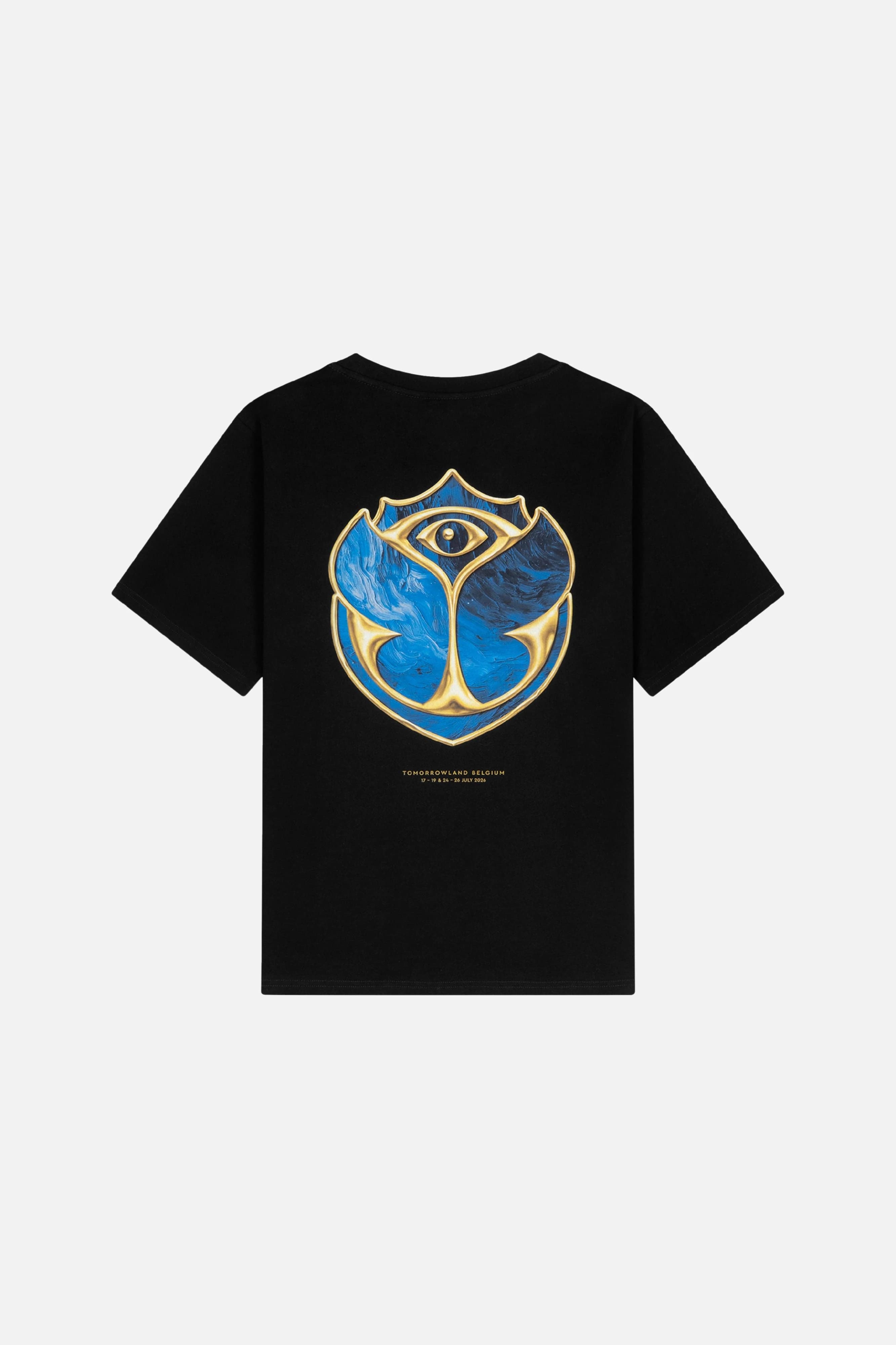 T-shirt graphique du festival de musique électronique Tomorrowland 2026, vêtements d'été en coton po