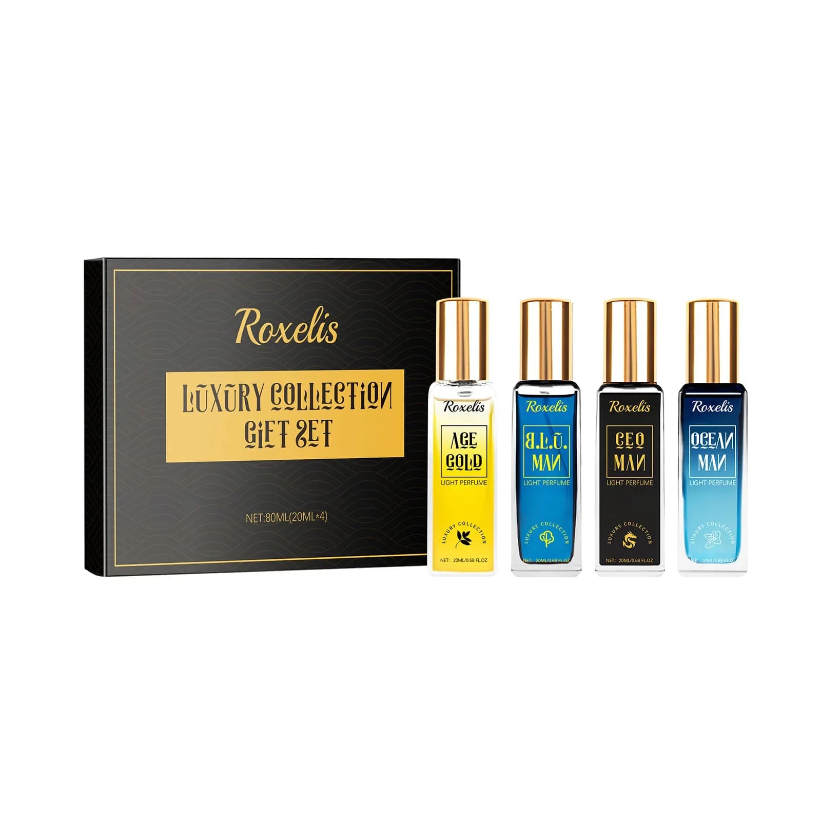 Coffret d'eau de toilette pour homme, parfum durable, charme frais, boîte de parfum élégante, vitali