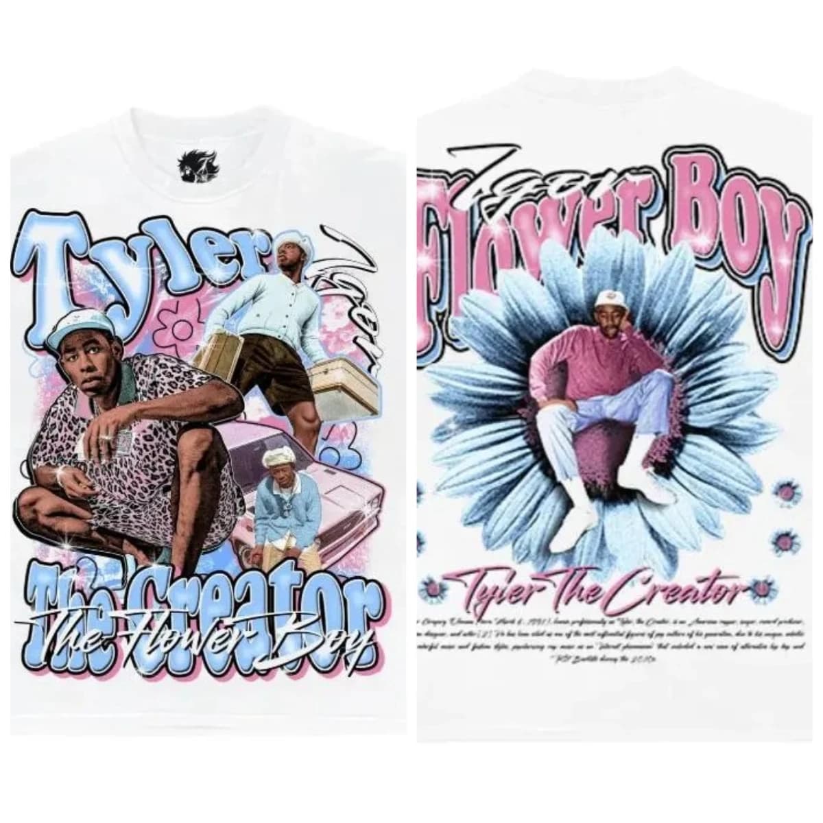 T-shirt graphique Tyler The Creator, tee-shirt streetwear vintage Y2K, chemise décontractée unisexe