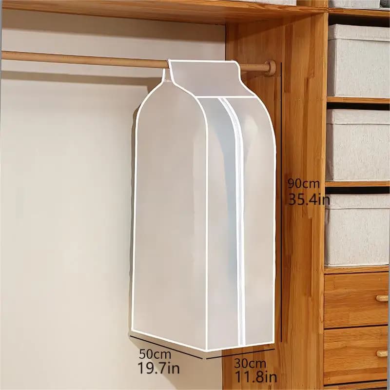 Housse anti-poussière pour vêtements, 1 pièce, pour garde-robe, fenêtre suspendue, housse anti-pouss