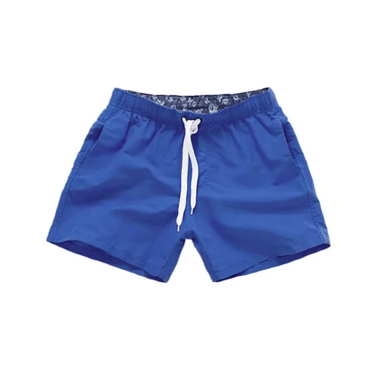 Shorts d'été décontractés à séchage rapide, pour fitness et plage, taille élastique, couleur unie, l