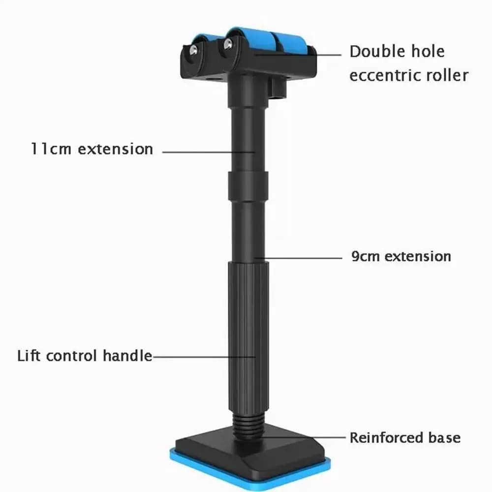 Porte d'armoire de salle de bain réglable en hauteur 19-44cm, Support d'installation de poulie, pote
