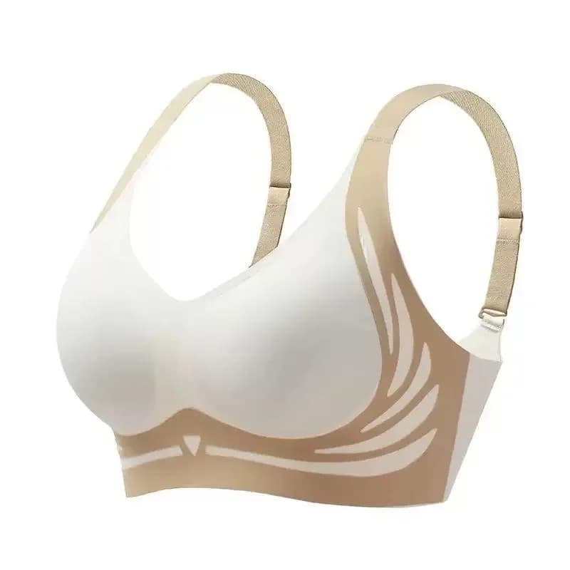 Sous-vêtements grande taille pour femmes, seins respirants, petits sans anneaux en acier, soutien-go