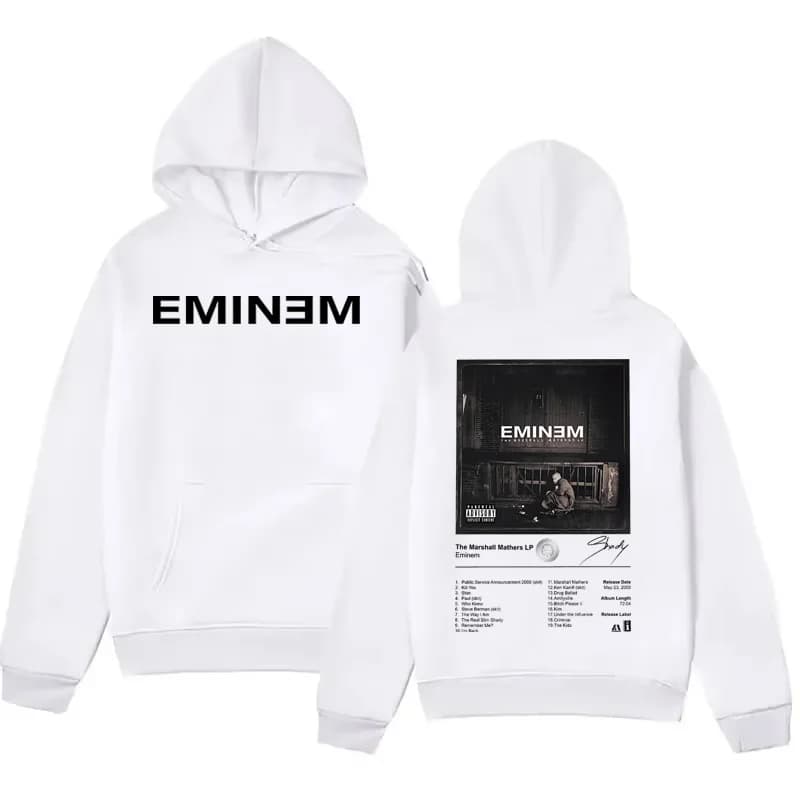 Eminem Merch Rap musique sweat à capuche hommes femmes Album graphique imprimé Streetwear unisexe ch
