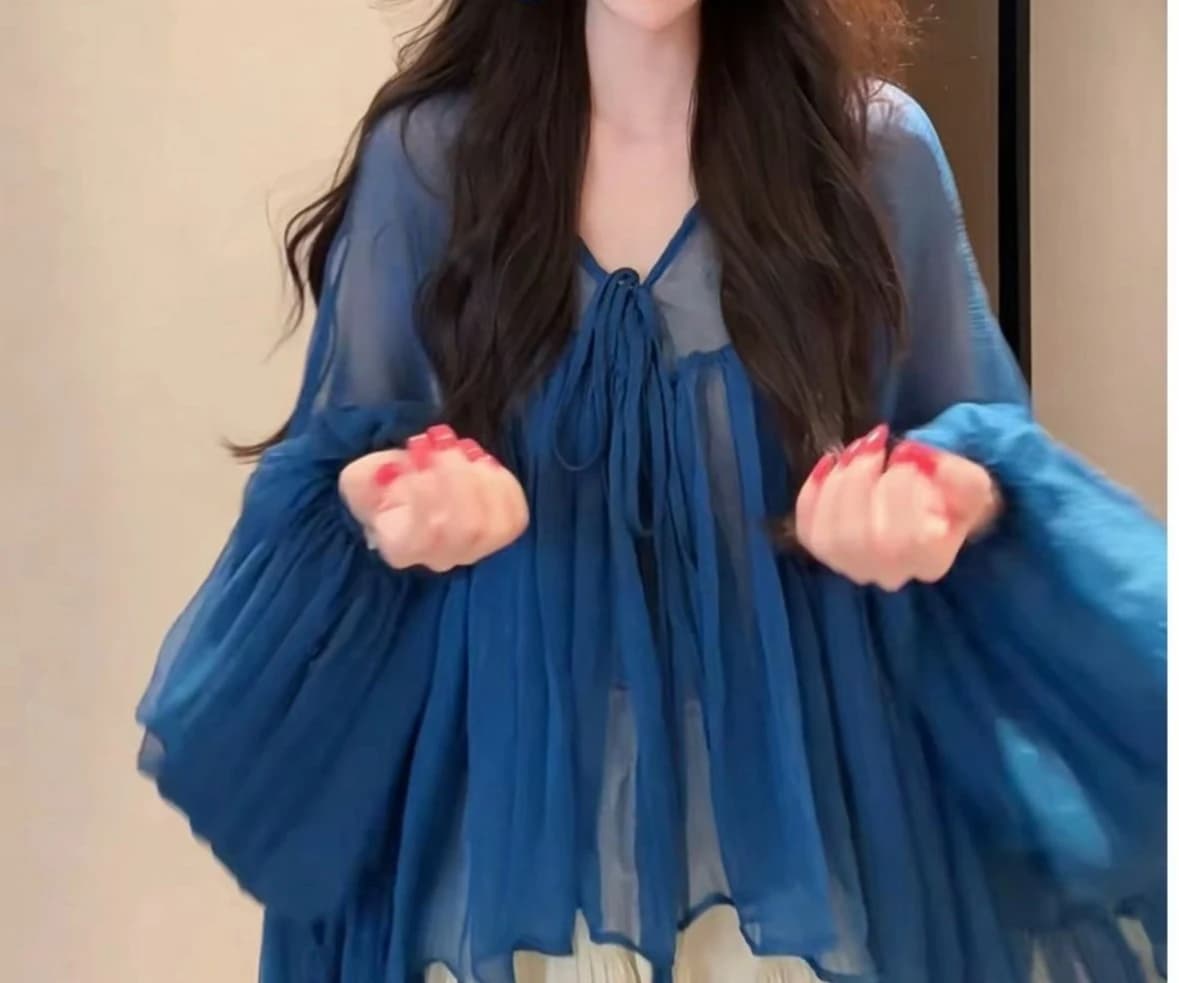 Nouvelle Blouse Tendance Ample d'Été avec Protection Solaire et Style Élégant
