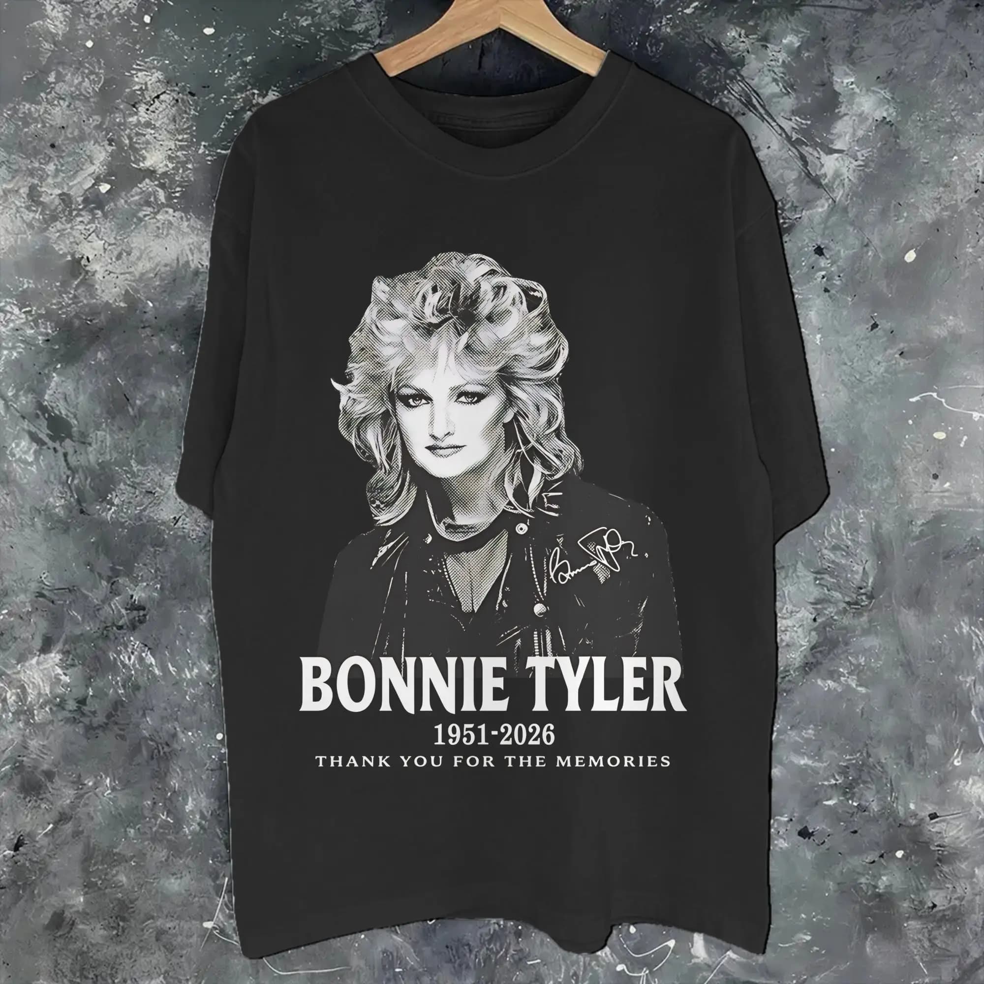 T-shirt 100% coton pour hommes et femmes, à la mode, rip Bonnie Tyler 1951 2026, vêtements