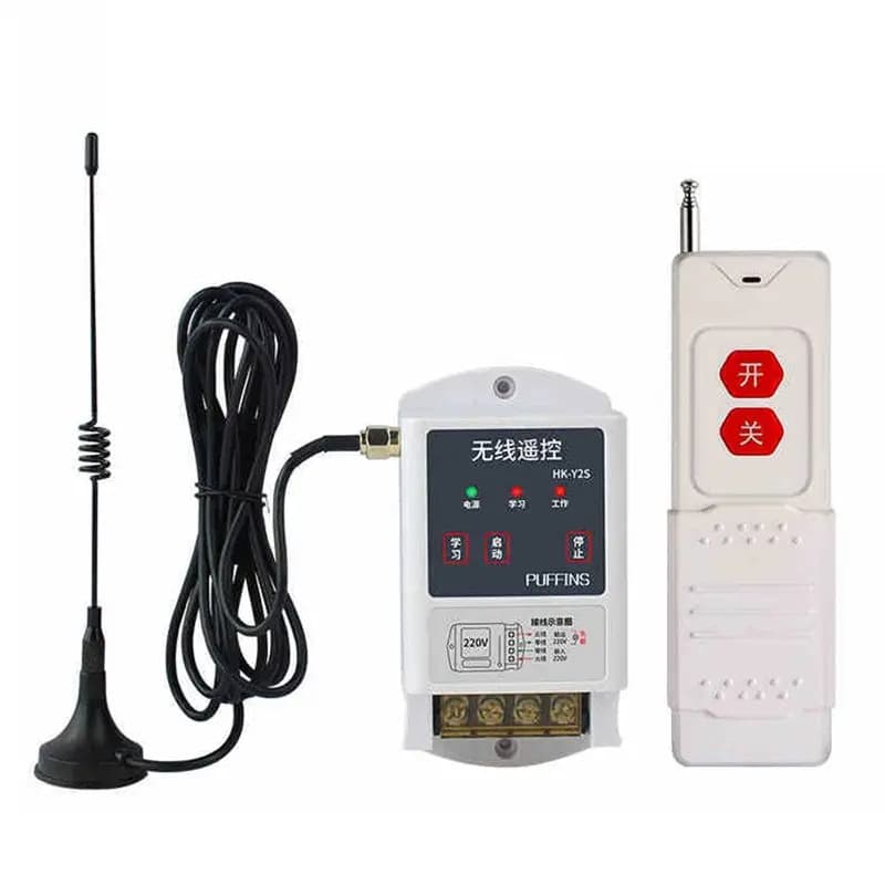 BSEVB-Manual+ Télécommande 220V 3KM Interrupteur d'alimentation sans fil Contrôleur intelligent pour