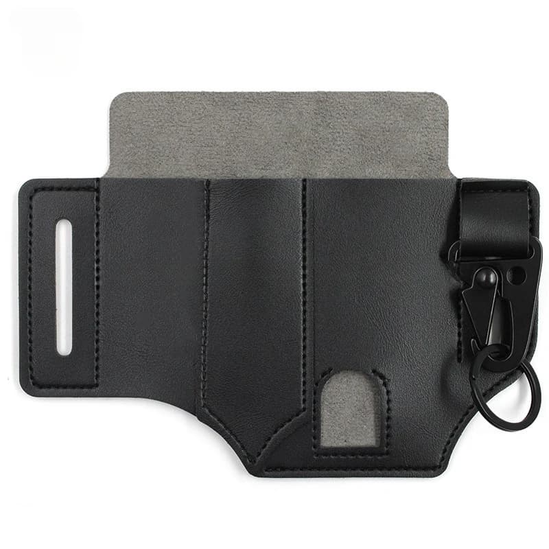 Gaine en cuir pour fourreau multi-outils Leatherman, organisateur de poche EDC avec porte-clés pour