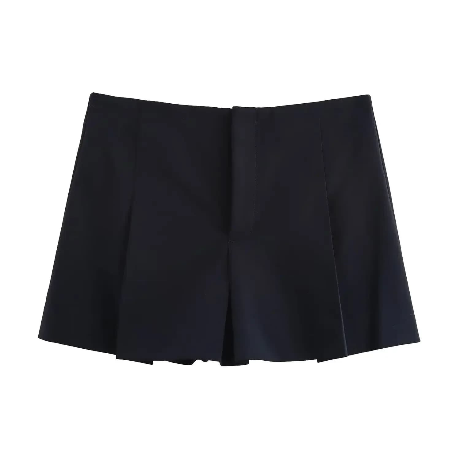 BSAY Shorts pour femmes mode automne hiver nouveau Plaid confortable décontracté couleur unie fermet