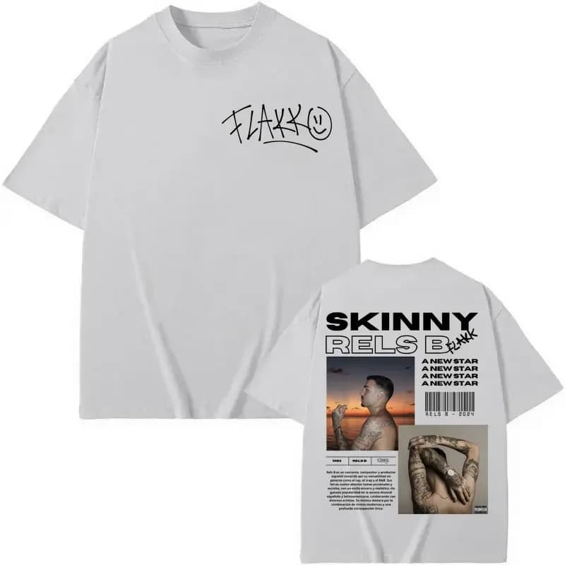 T-shirts graphiques avec affiche d'album du rappeur Rels B, vêtements pour hommes et femmes, mode hi