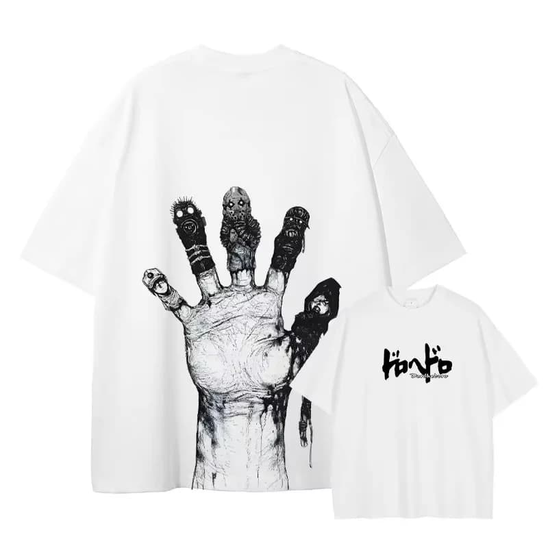 T-shirt Anime Dorohedoro, nouveau style vintage, surdimensionné, unisexe, respirant, streetwear pour