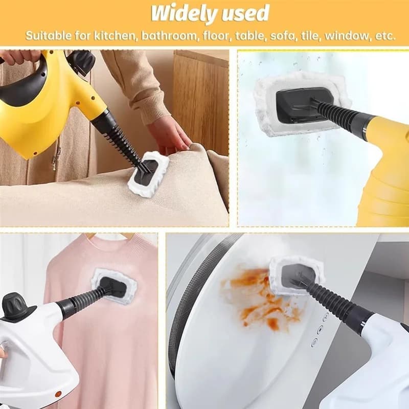 A52Q-accessoires pour nettoyeur à vapeur, tampons universels réutilisables pour vadrouille à vapeur,
