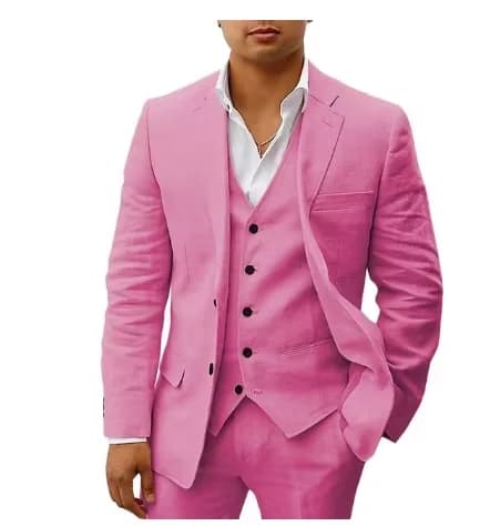 Robe de plage en lin beige ivoire pour homme, tenue décontractée, tenue de Rh, mariage, gilet, panta