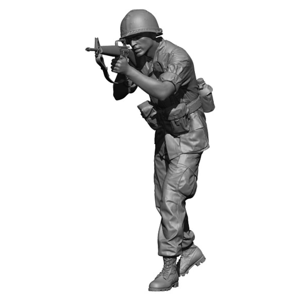 Figurine de soldat en résine de la guerre du Vietnam, thèmes militaires, kit non assemblé et non pei