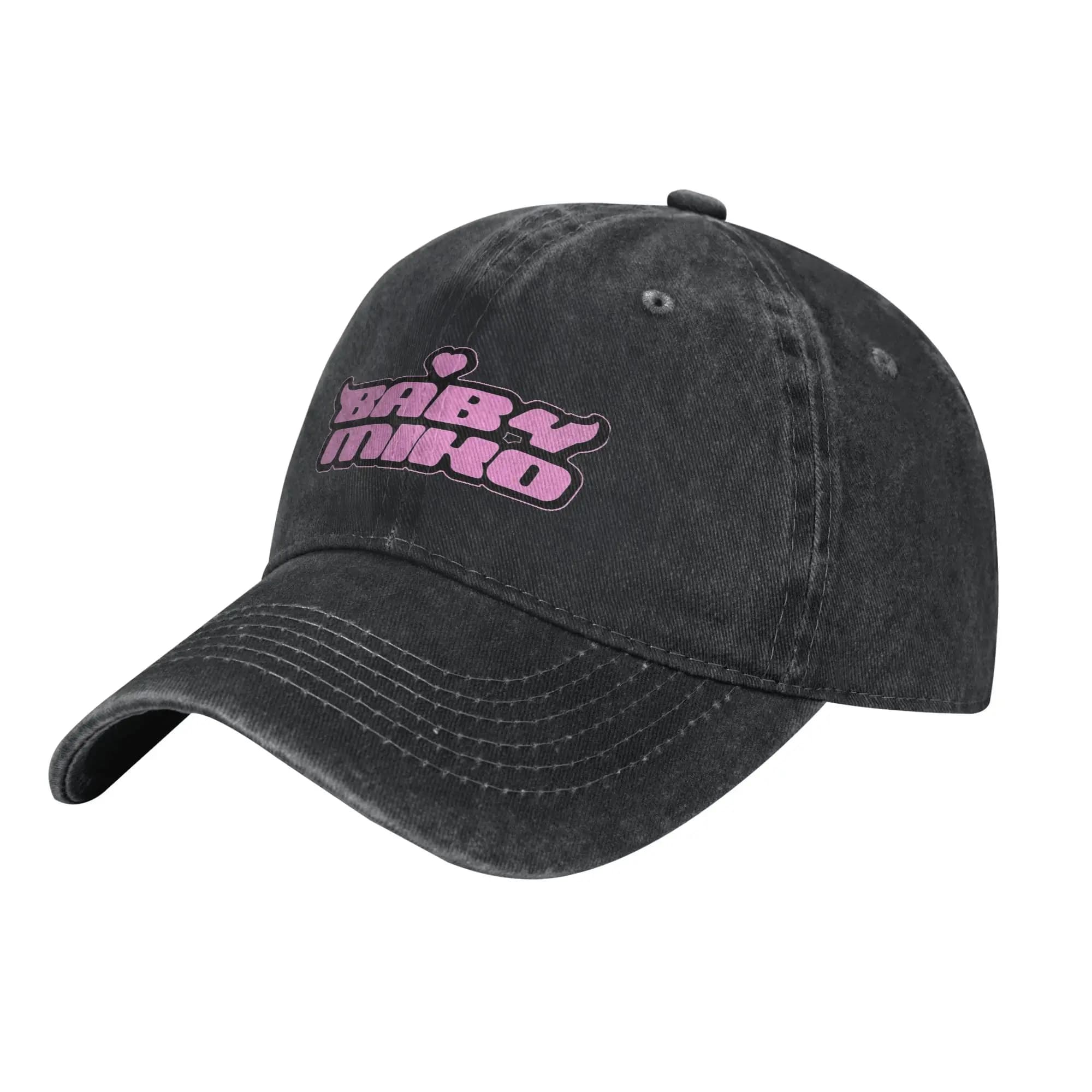 Casquettes de baseball décontractées Baby Miko Young Miko pour hommes et femmes, effet vieilli et dé