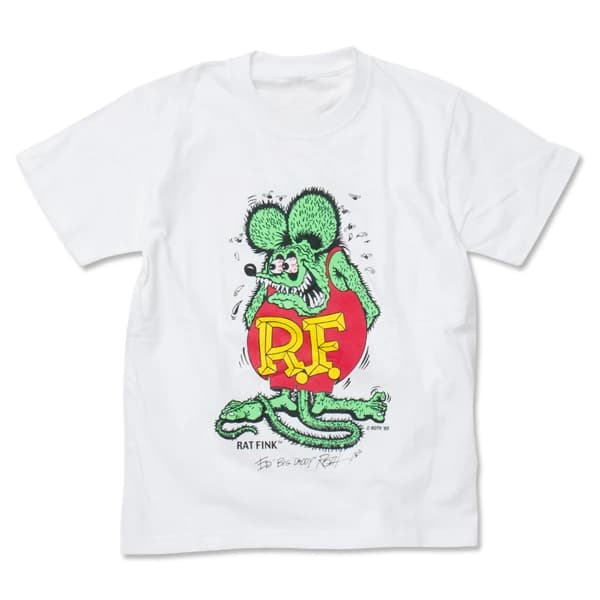 T-shirt en coton à motif graphique 2026 Motorcycle Rat Monster Vintage Modified Car Culture pour Hom