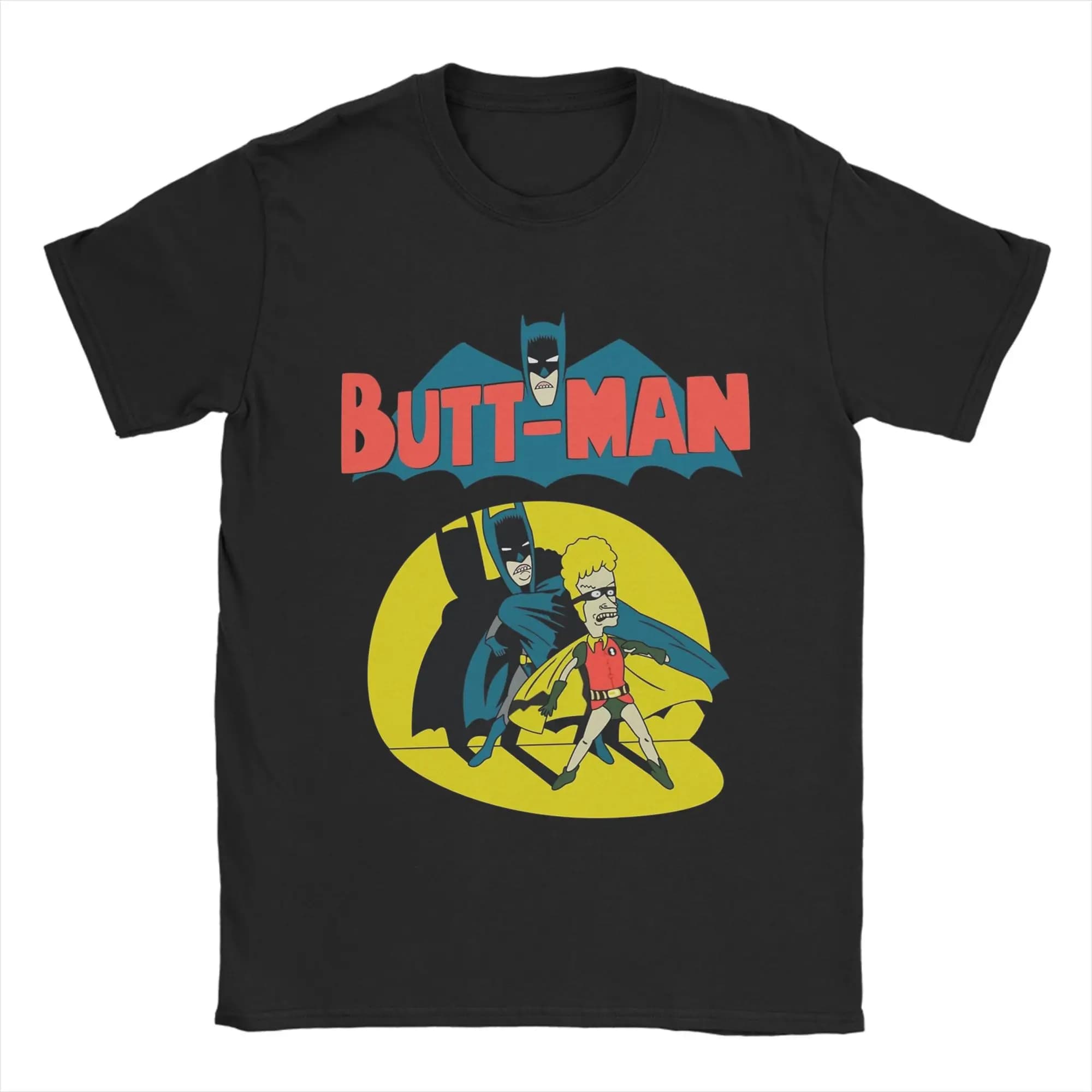 Vintage Beavis et Butt Head T-Shirt pour hommes col rond pur coton t-shirts à manches courtes t-shir