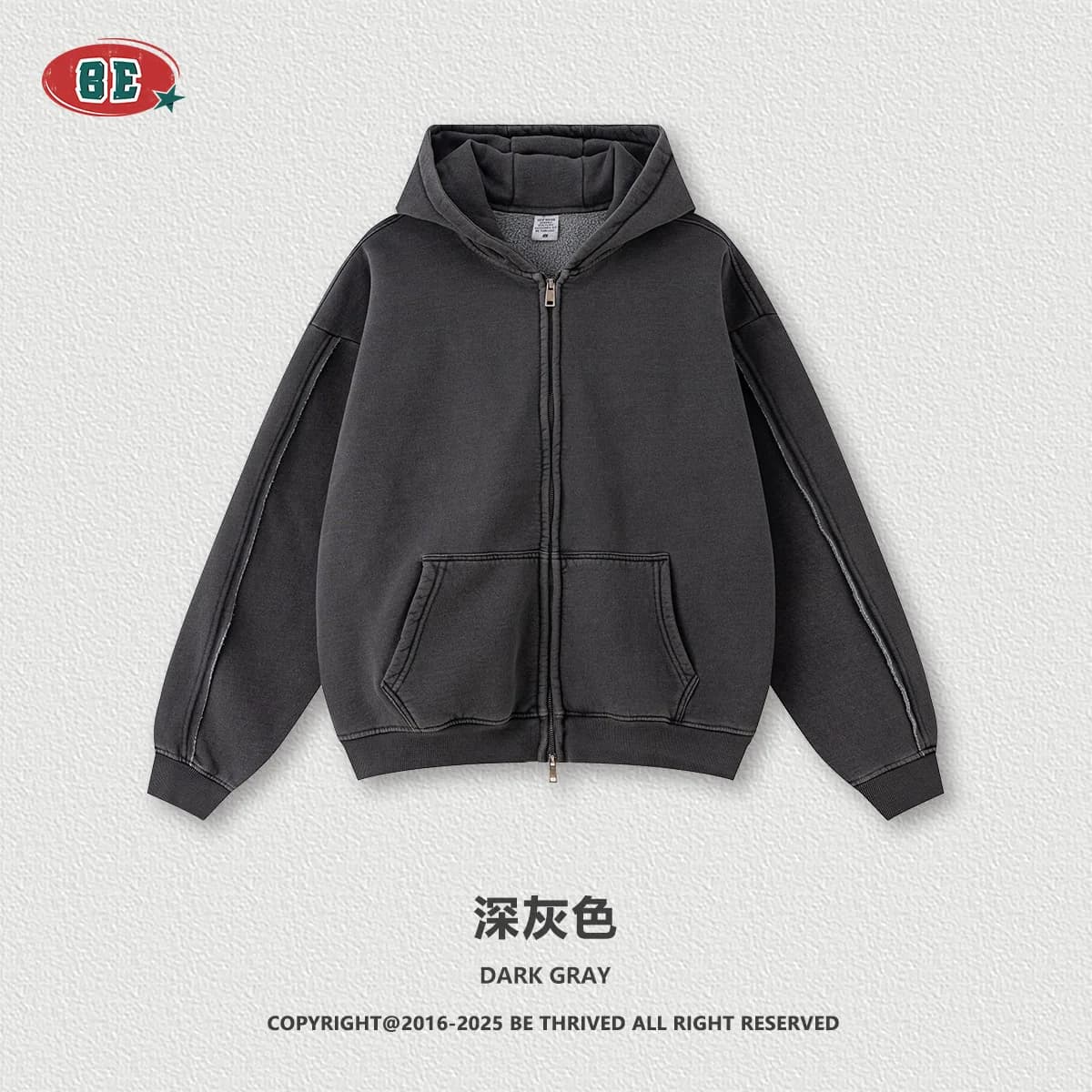 2025 automne hiver mode sweat à capuche polaire pour hommes fermeture éclair coton coupe tridimensio