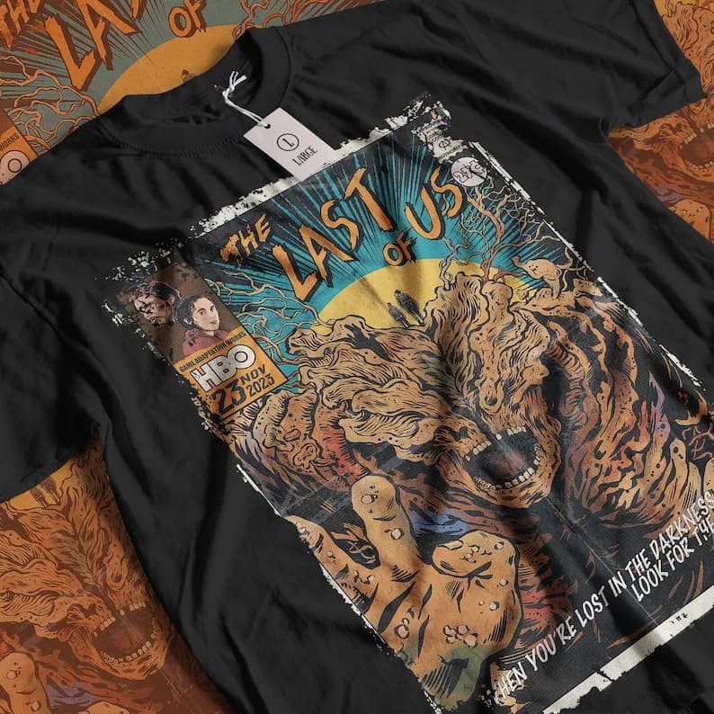 Esthétique The Last of Us Vintage Halloween film d'horreur Streetwear graphique unisexe T-Shirt à ma