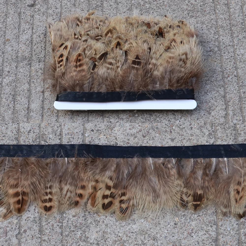 Plumes de faisan 10 mètres, garnitures pour vêtements, couture artisanale, plumes naturelles, jupe à