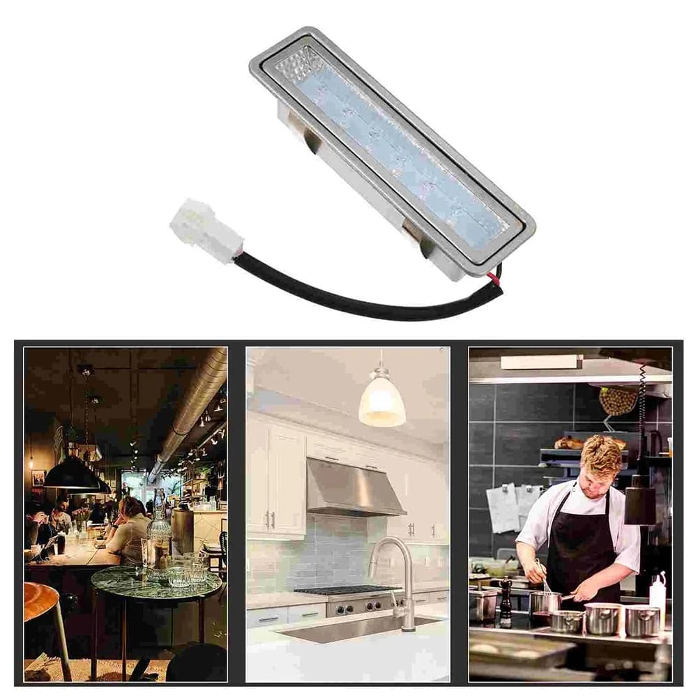 Lumières de hotte de cuisine en alliage d'aluminium 1.5W DC12V, lampe LED froide montée au plafond p