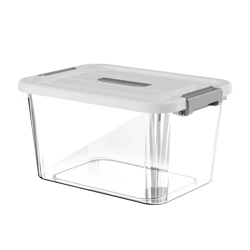 Boîte de rangement transparente, boîte d'organisation, boîte en plastique avec couvercle, boîte de r