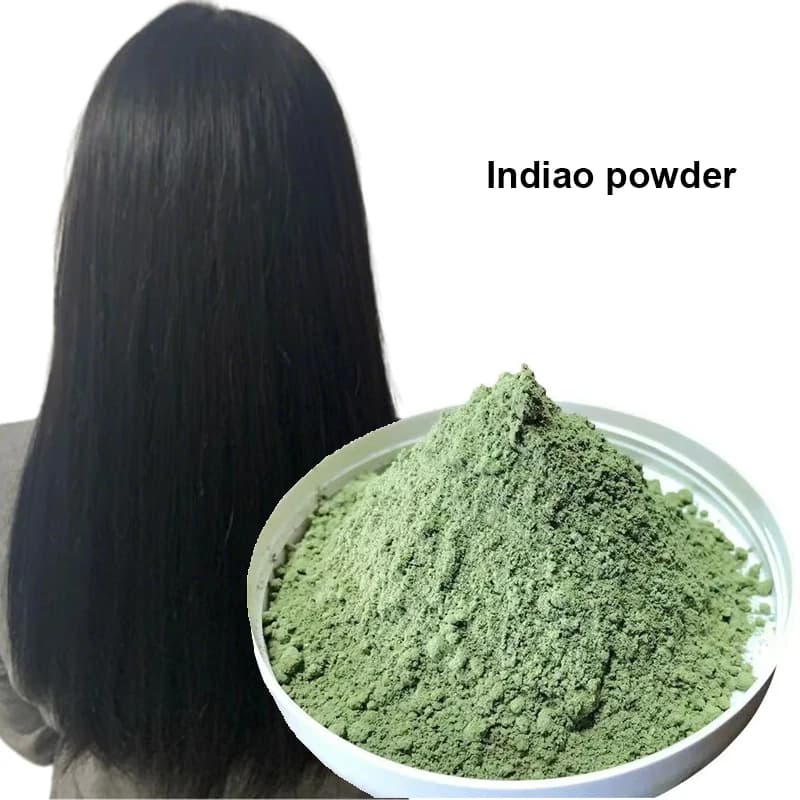Poudre d'Indigo Naturelle Pure pour Teinture Capillaire Végétale Indienne 300g – Peut être Utilisée