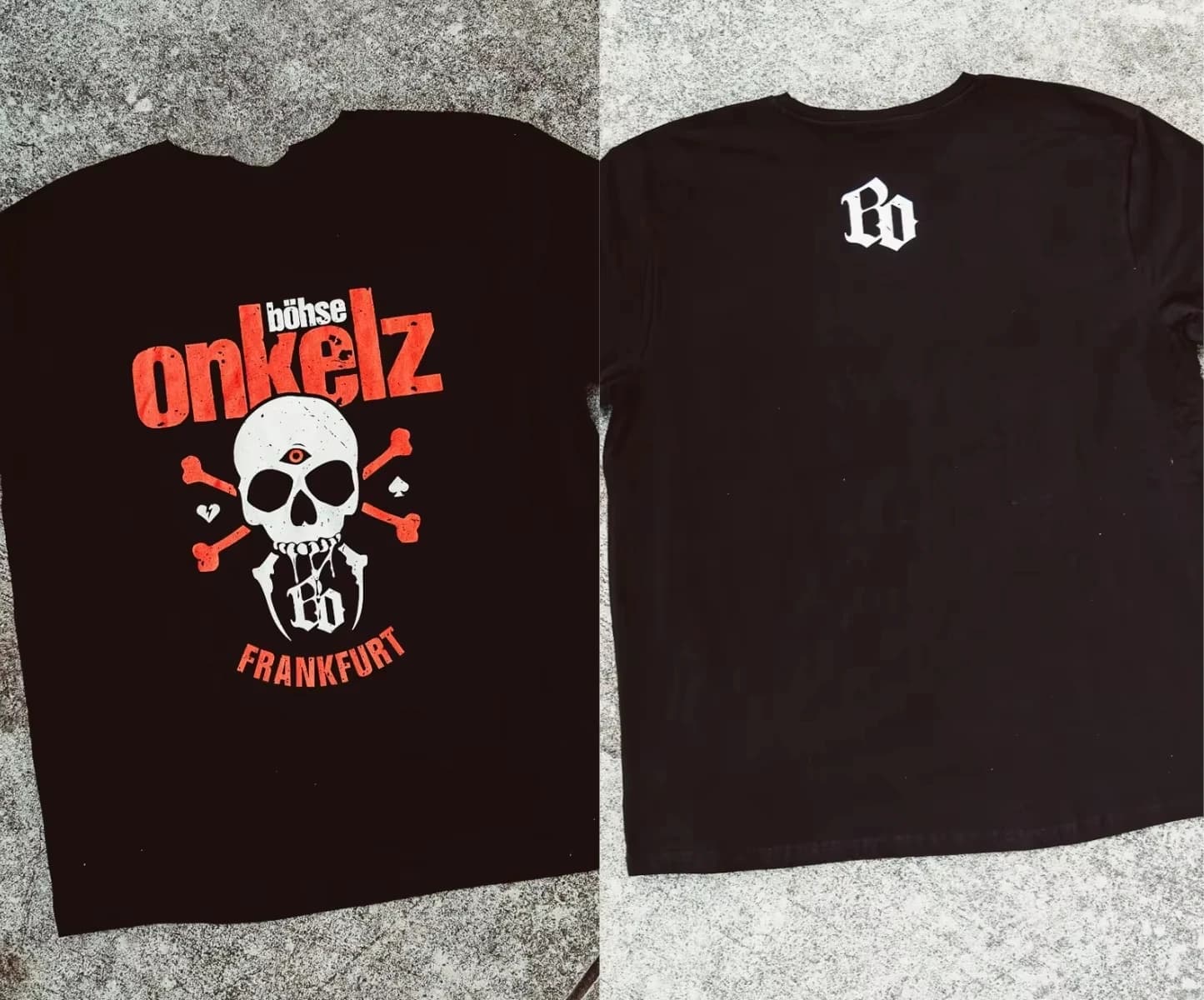 T-shirt graphique Böhse Onkelz, style vintage délavé, merch de groupe rock allemand, unisexe, coupe