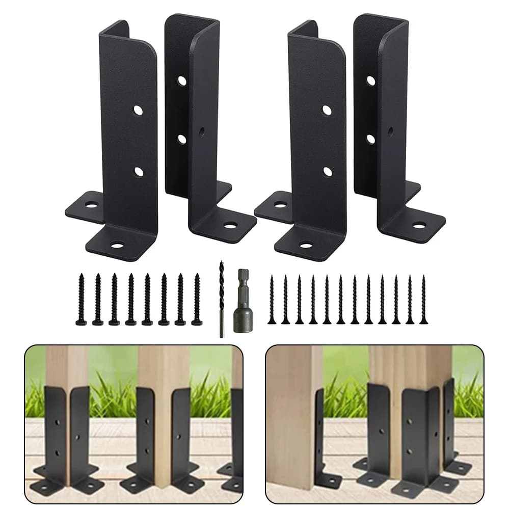 Supports de Base d'ancrage en métal, pont réglable, Support de meubles de pavillon de clôture pour g