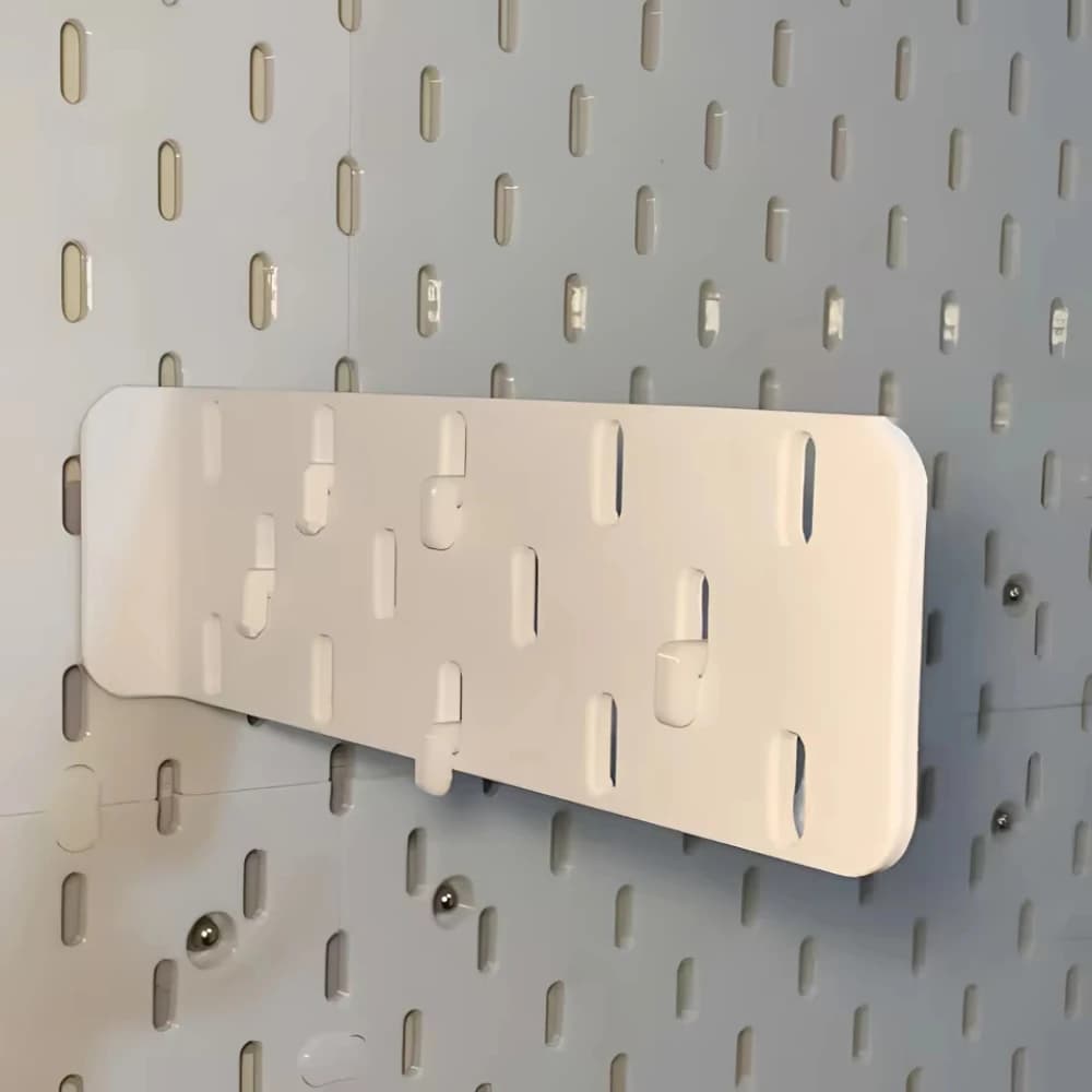 Planche d'organisation imprimée en 3D de 21 cm, accessoire d'extension latérale pour IKEA Crochet