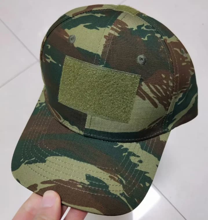 Casquette de baseball camouflage lézard grec, chapeau vert jungle