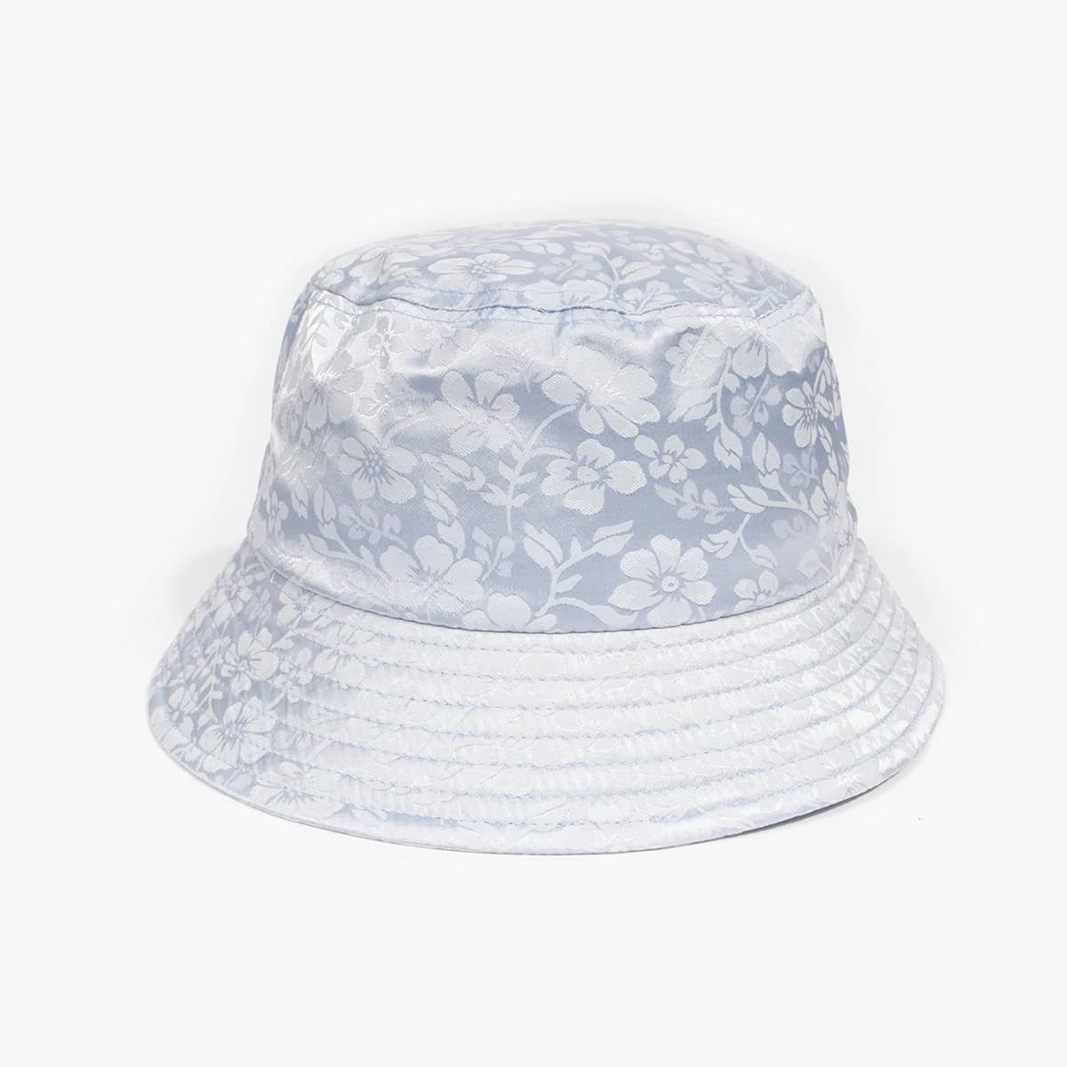 Chapeau de pêcheur élégant à motif floral, chapeau décontracté pour femmes, chapeau rétro à la mode