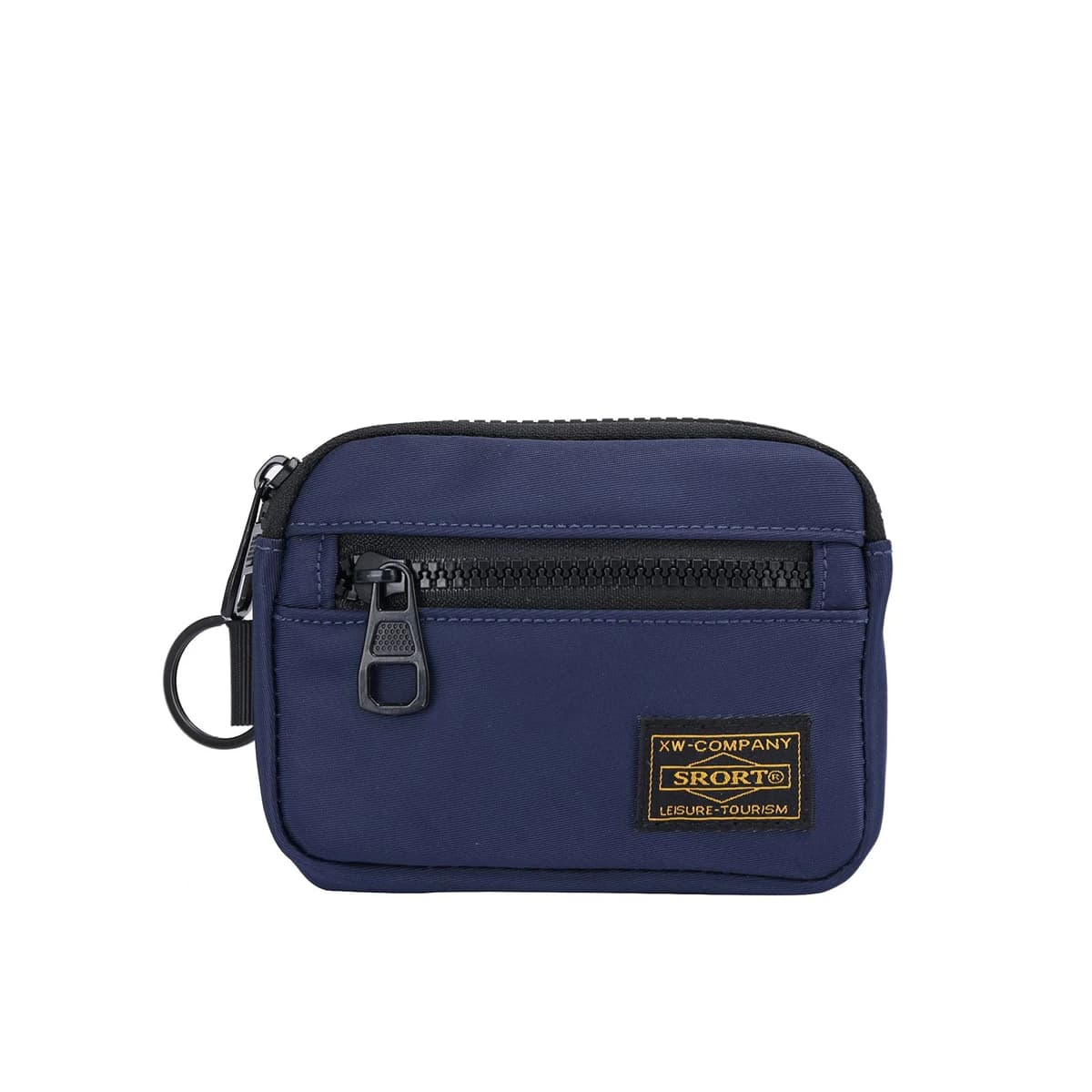 Porte-monnaie tendance en tissu Oxford, étui pour cartes portable de style vêtements de travail pour