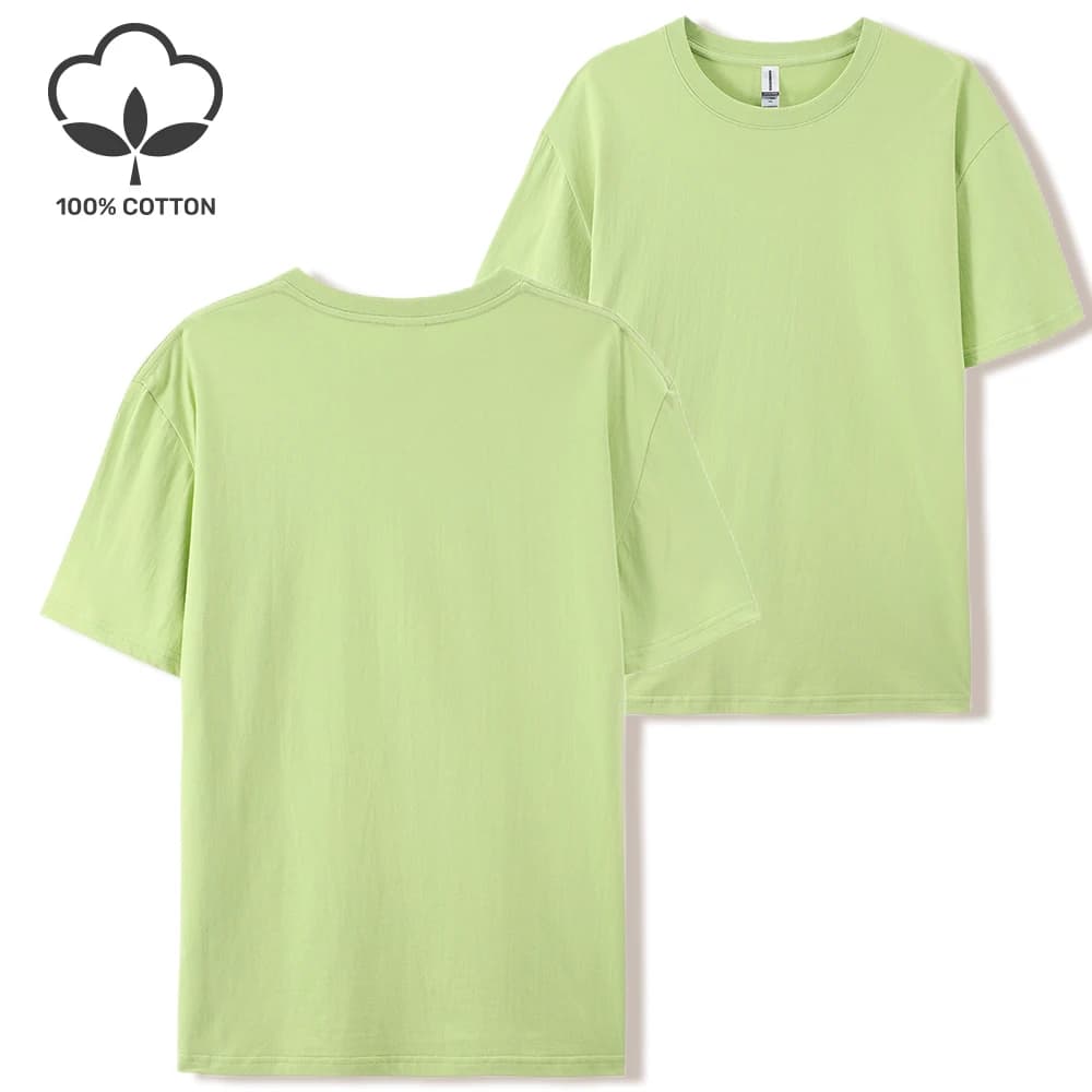 20 couleurs couleur unie été doux 100% coton femmes T-Shirts Y2K vêtements amples mode t-shirt hauts