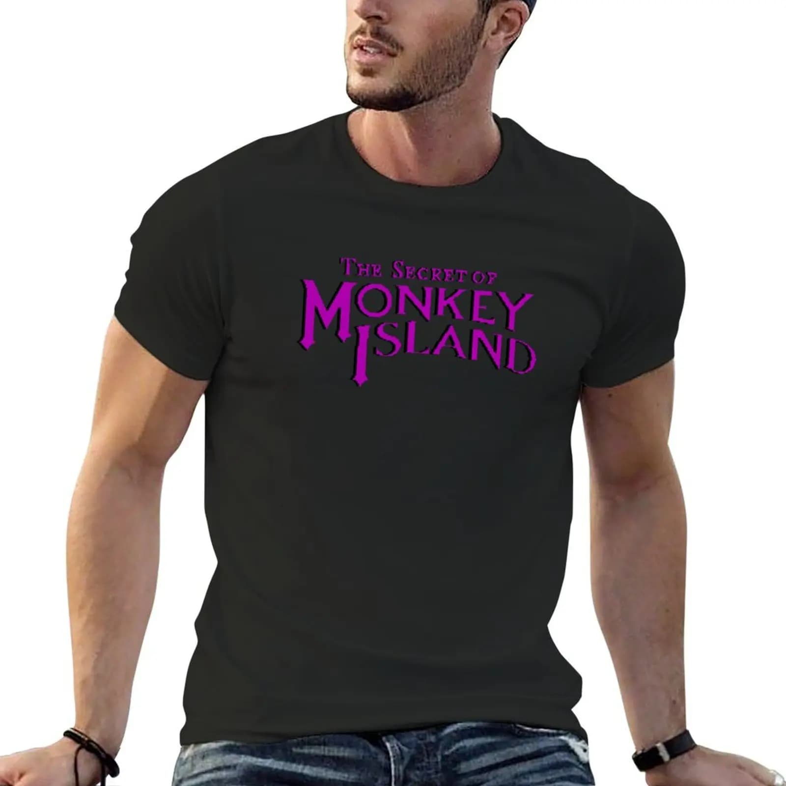 T-Shirt Imprimé The SecExamen of Monkey Island pour Homme, avec Logo Original