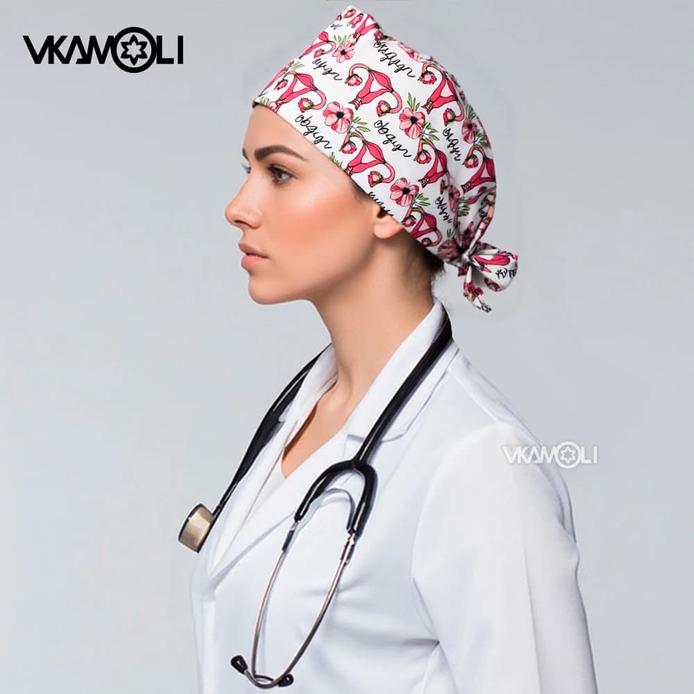 casquette de travail avec bonnet de gommage pour médecins, hôpitaux et cliniques, casquette chirurgi