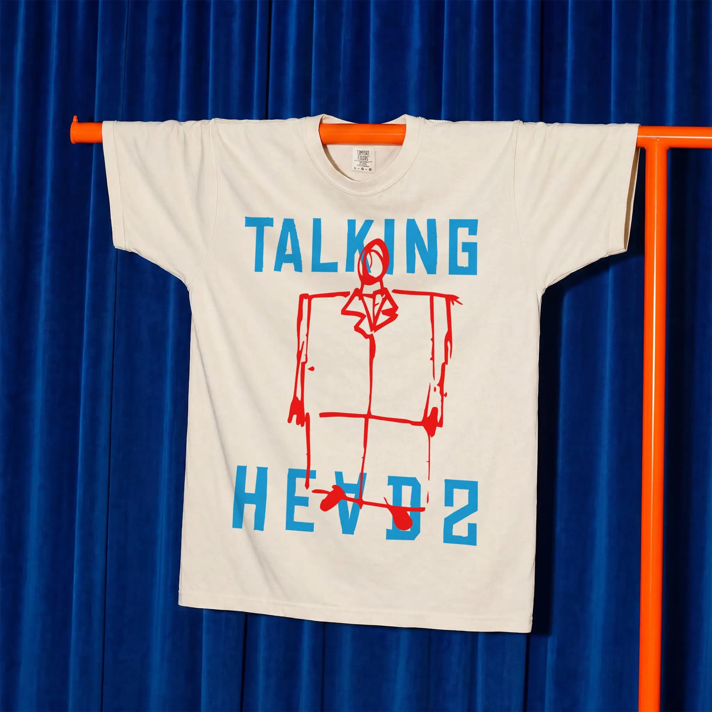T-shirt David Byrne rétro années 80 avec motif de groupe musical pour les fans des Talking Heads – C